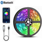 Tasma LED USB 5V do telewizora z sterowaniem przez aplikację, elastyczna taśma RGB5050 30 diod/m, podświetlenie LED telewizora, oświetlenie pokoju i sypialni